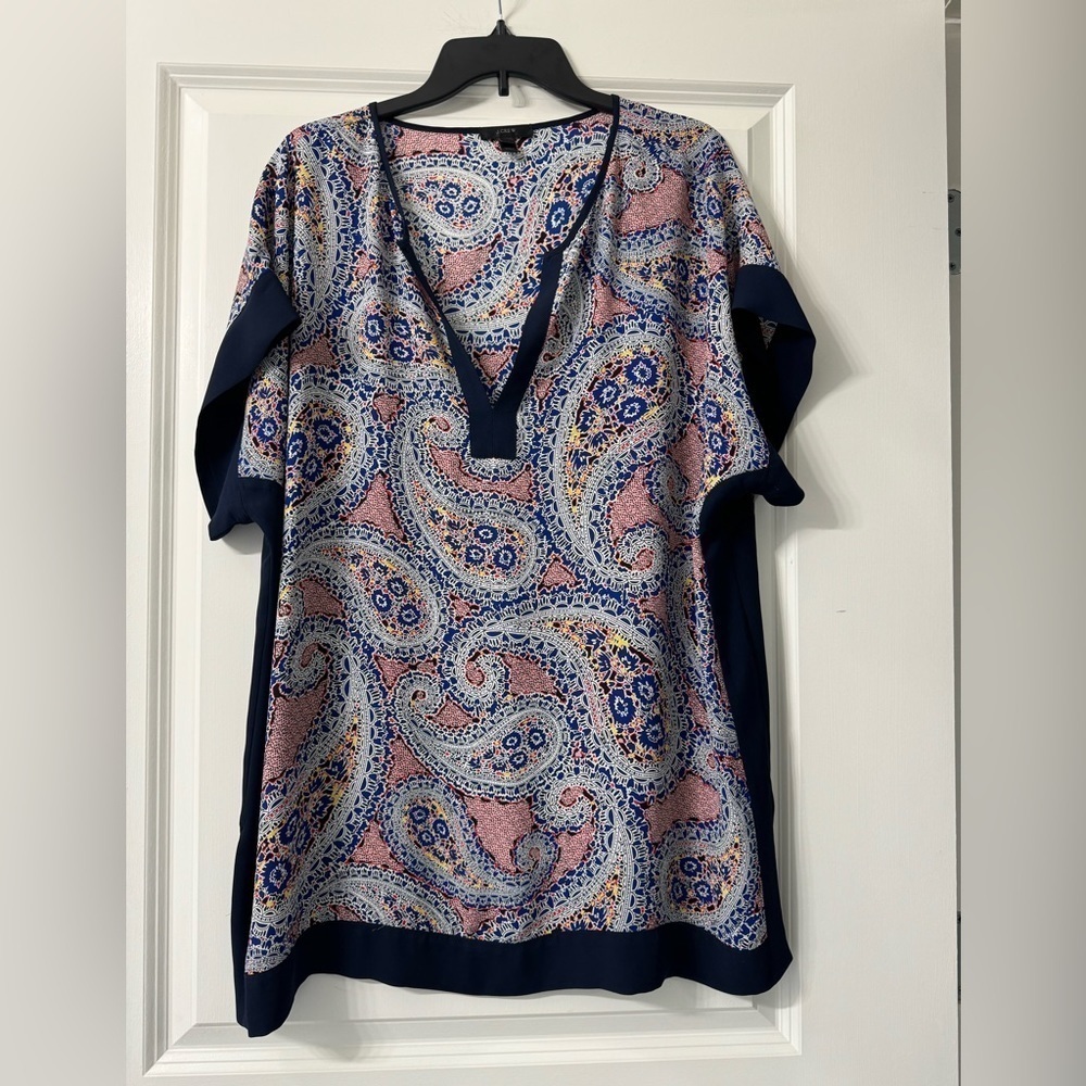 J crew oversized tunic size medium resort wear